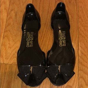 Salvatore Ferragamo Black Sandal
